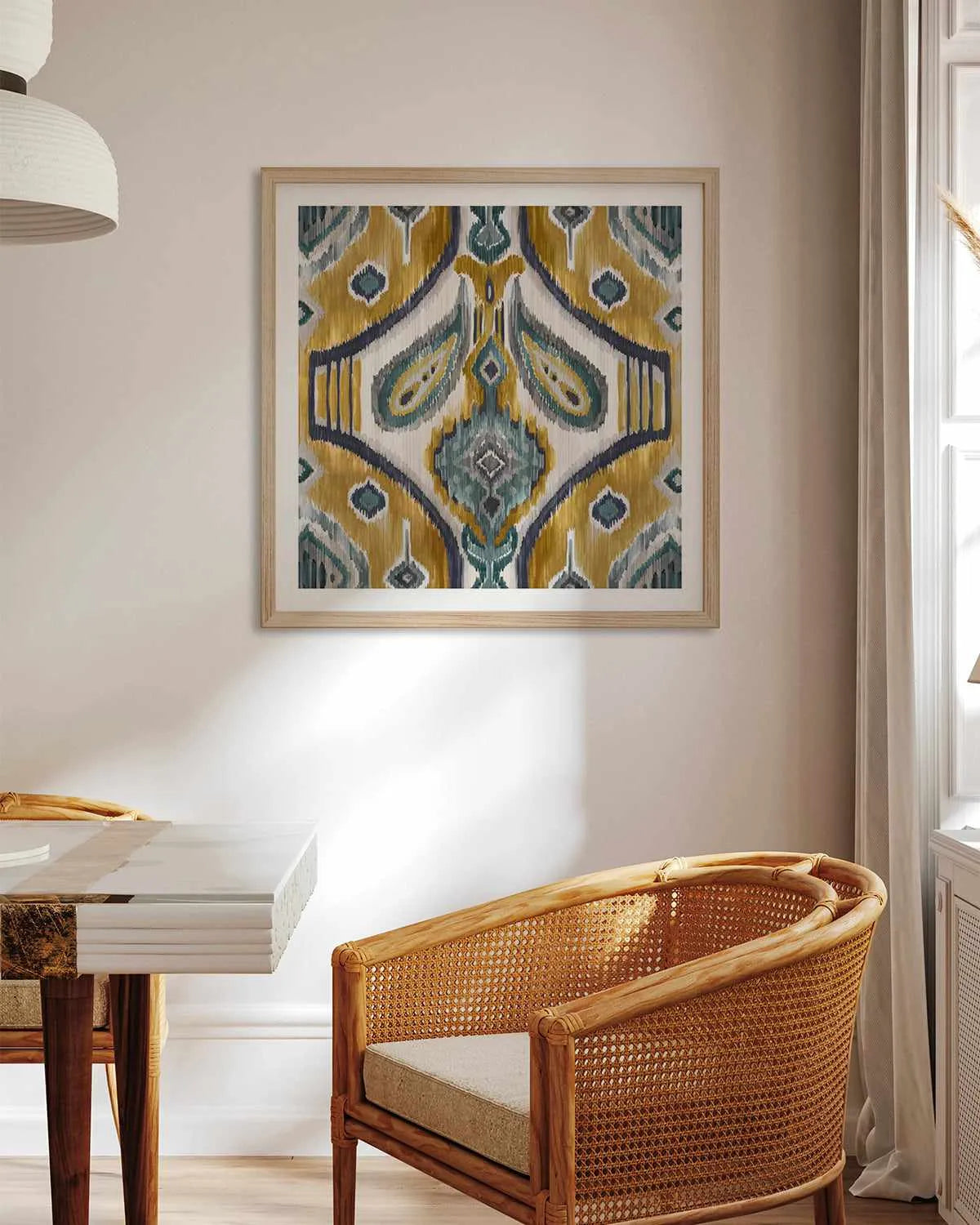Mediterranean Tile II Art Print from Olive et Oriel where you can shop wallpaper and artworks online