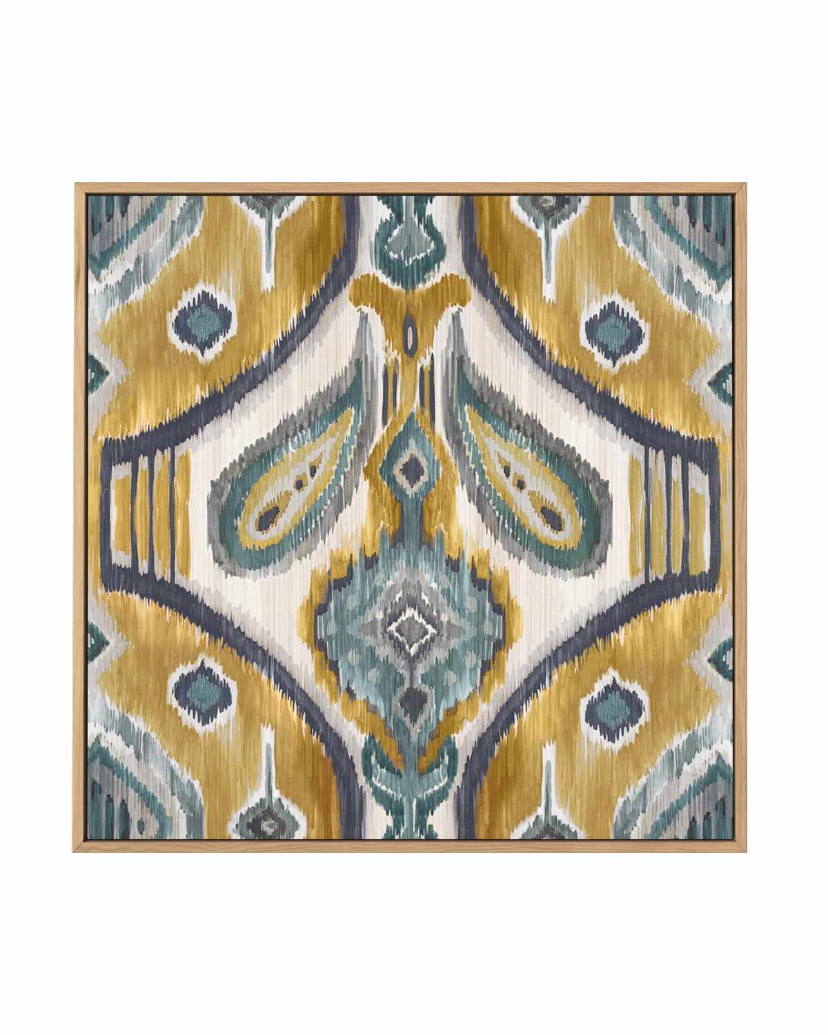 Mediterranean Tile II | Framed Canvas Art Print