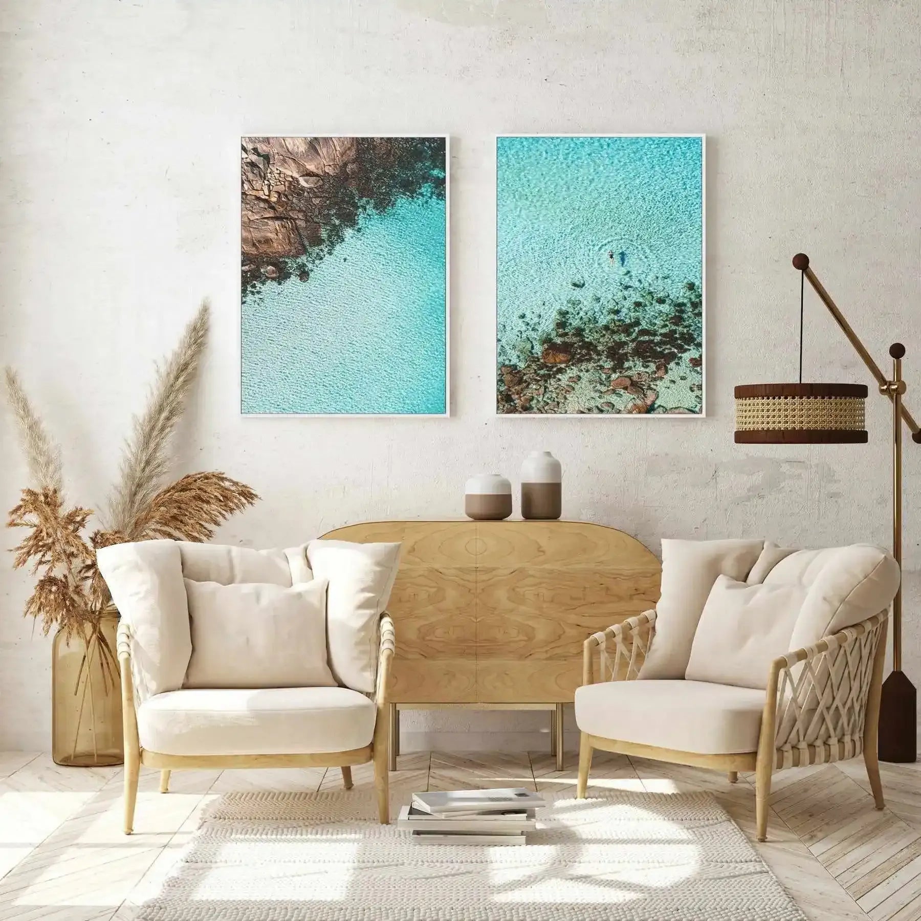 Meelup No II | Framed Canvas-CANVAS-You can shop wall art online with Olive et Oriel for everything from abstract art to fun kids wall art. Our beautiful modern art prints and canvas art are available from large canvas prints to wall art paintings and our proudly Australian artwork collection offers only the highest quality framed large wall art and canvas art Australia - You can buy fashion photography prints or Hampton print posters and paintings on canvas from Olive et Oriel and have them del