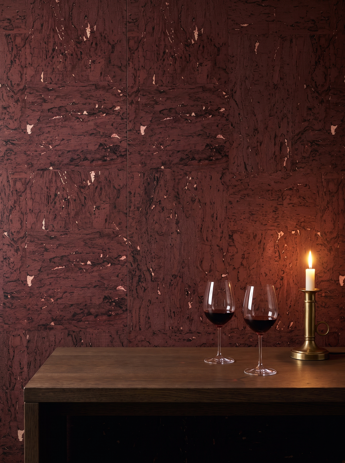 merlot cork wallpaper wine cellar wallcovering