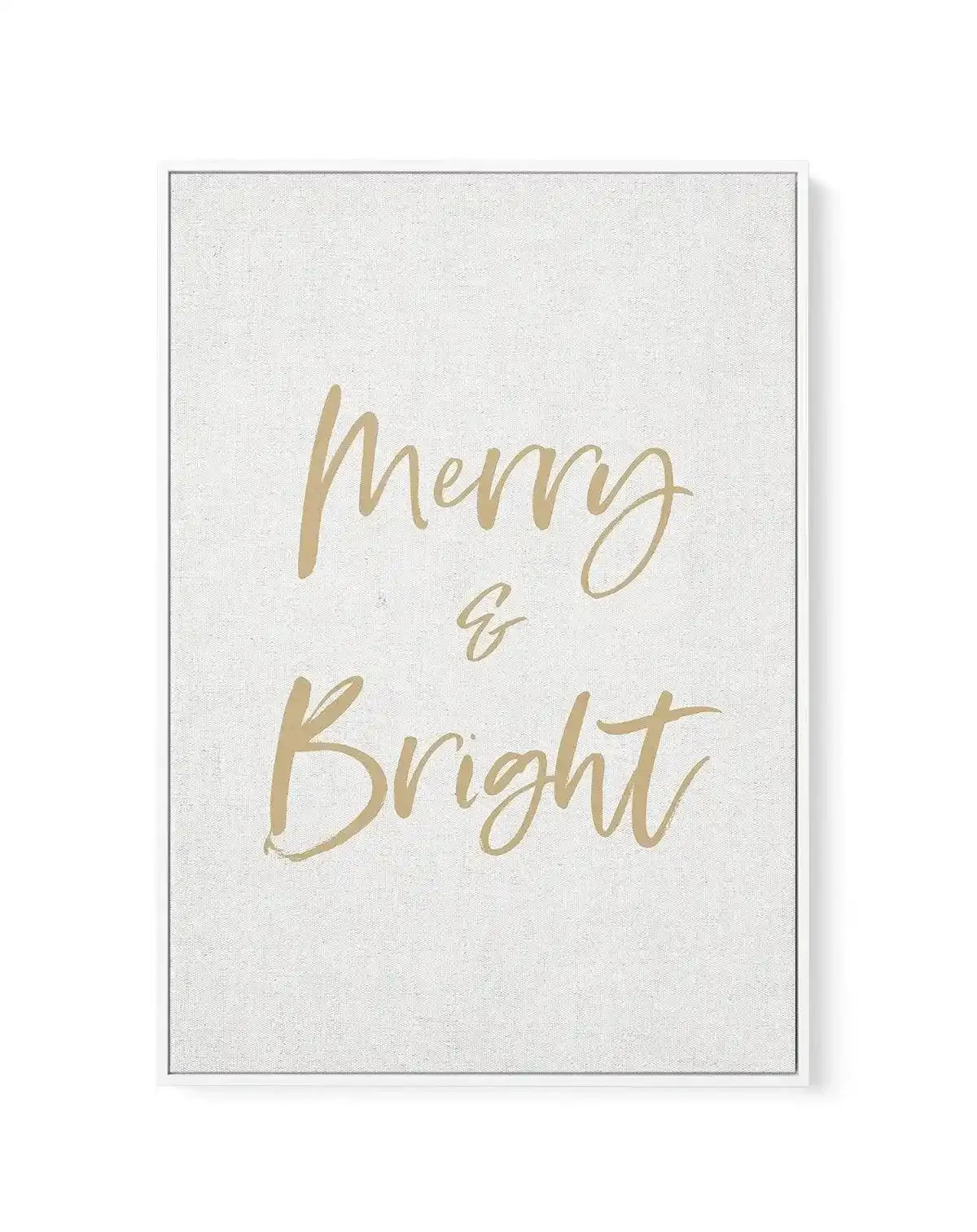Merry & Bright | Framed Canvas-CANVAS-You can shop wall art online with Olive et Oriel for everything from abstract art to fun kids wall art. Our beautiful modern art prints and canvas art are available from large canvas prints to wall art paintings and our proudly Australian artwork collection offers only the highest quality framed large wall art and canvas art Australia - You can buy fashion photography prints or Hampton print posters and paintings on canvas from Olive et Oriel and have them d