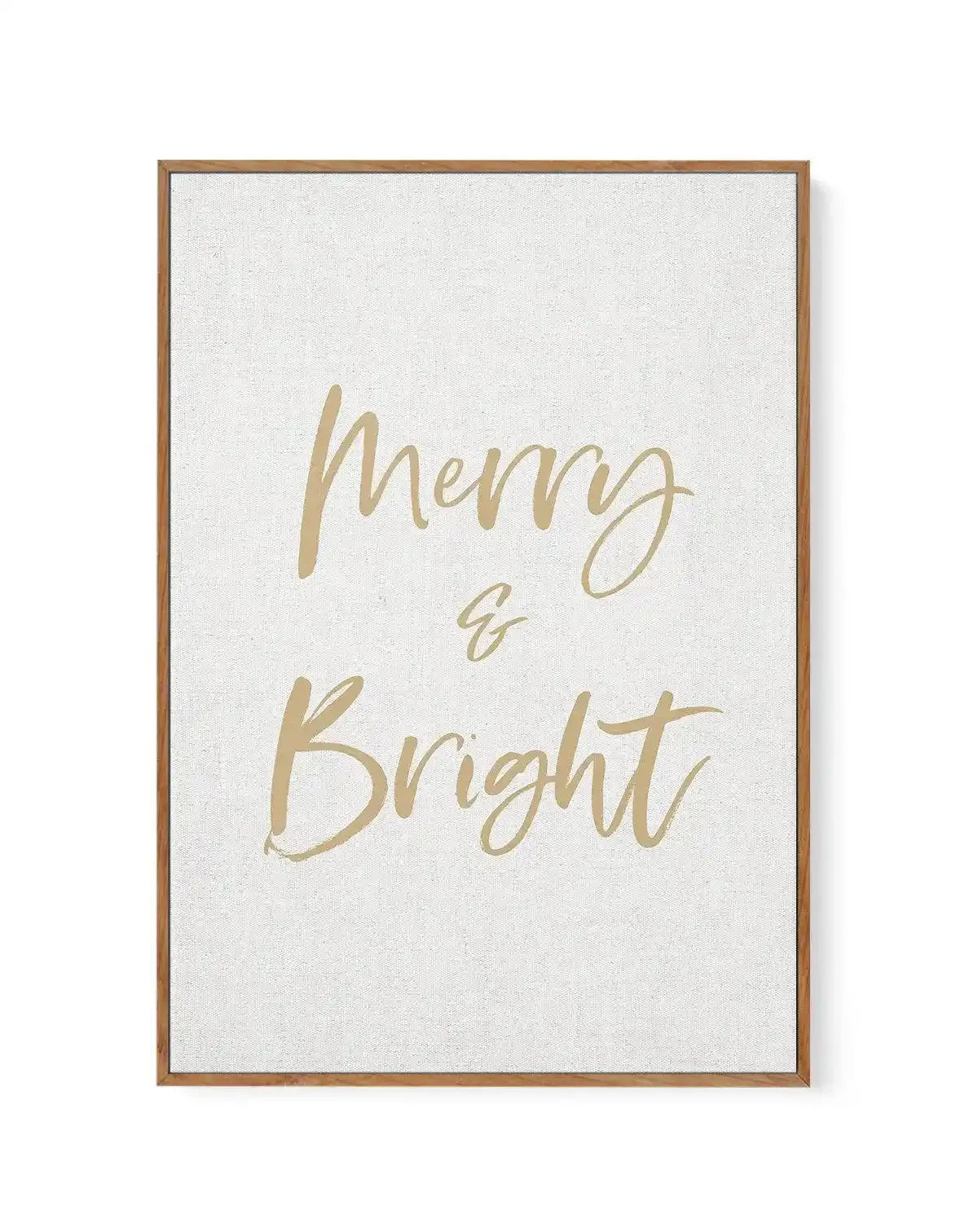Merry & Bright | Framed Canvas-CANVAS-You can shop wall art online with Olive et Oriel for everything from abstract art to fun kids wall art. Our beautiful modern art prints and canvas art are available from large canvas prints to wall art paintings and our proudly Australian artwork collection offers only the highest quality framed large wall art and canvas art Australia - You can buy fashion photography prints or Hampton print posters and paintings on canvas from Olive et Oriel and have them d