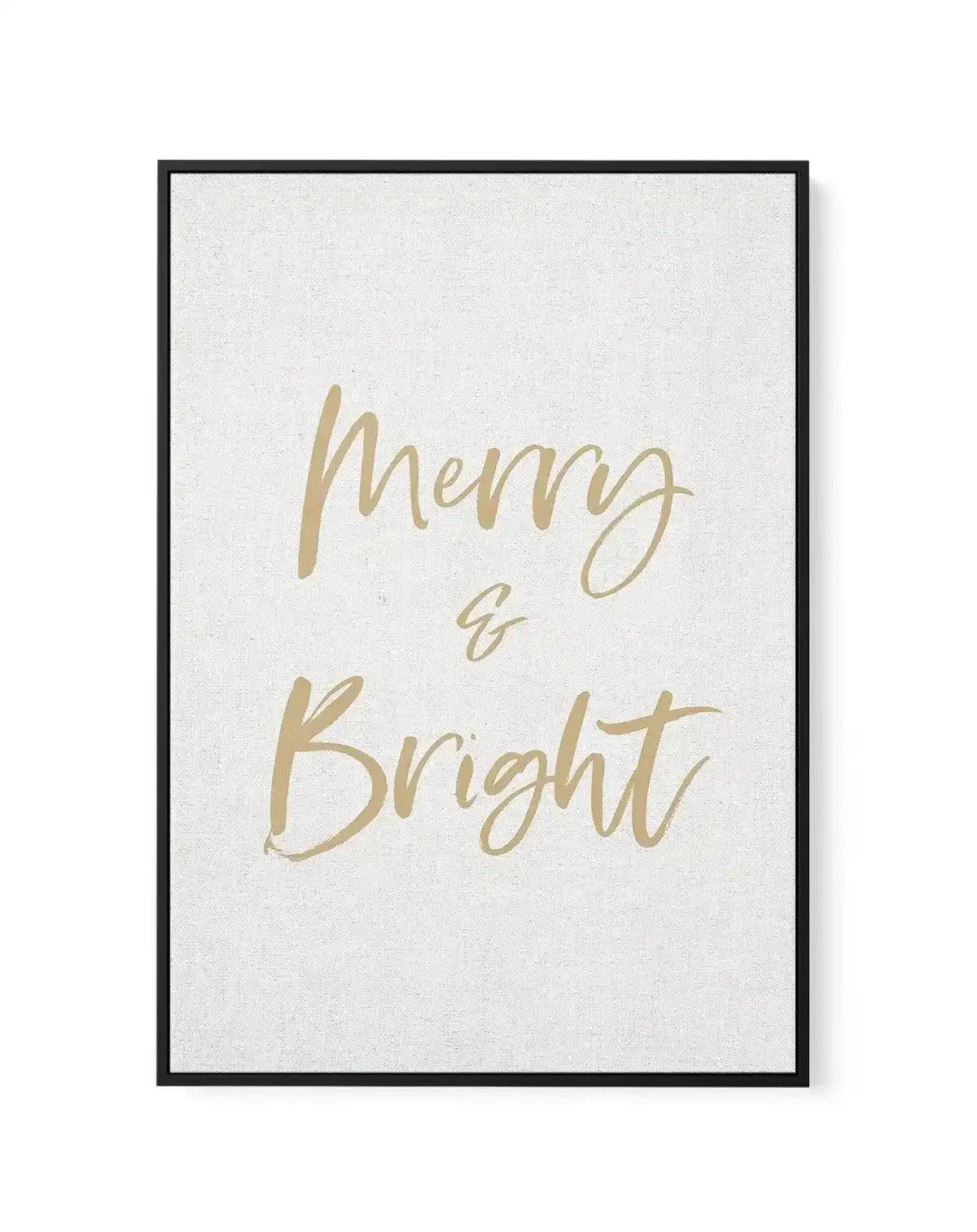 Merry & Bright | Framed Canvas-CANVAS-You can shop wall art online with Olive et Oriel for everything from abstract art to fun kids wall art. Our beautiful modern art prints and canvas art are available from large canvas prints to wall art paintings and our proudly Australian artwork collection offers only the highest quality framed large wall art and canvas art Australia - You can buy fashion photography prints or Hampton print posters and paintings on canvas from Olive et Oriel and have them d