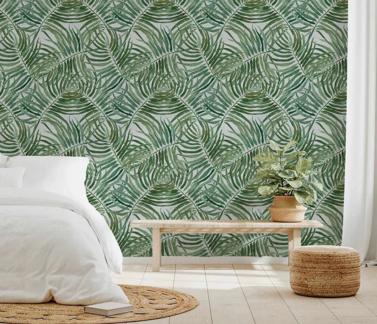 Miami Palms Wallpaper - Olive et Oriel
