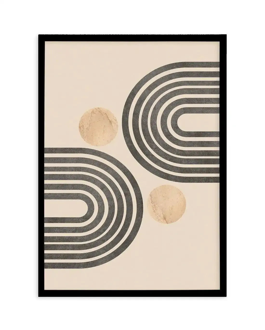 Mid Century Arch II Art Print-PRINT-Olive et Oriel-Olive et Oriel-A5 | 5.8" x 8.3" | 14.8 x 21cm-Black-With White Border-Buy-Australian-Art-Prints-Online-with-Olive-et-Oriel-Your-Artwork-Specialists-Austrailia-Decorate-With-Coastal-Photo-Wall-Art-Prints-From-Our-Beach-House-Artwork-Collection-Fine-Poster-and-Framed-Artwork