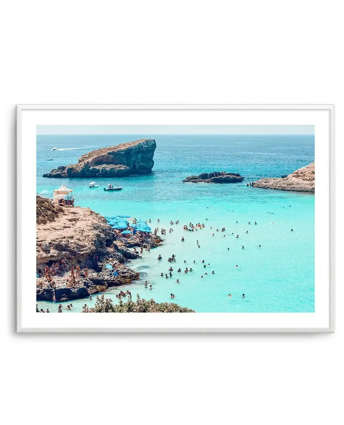 Midday In Malta Art Print-PRINT-Olive et Oriel-Olive et Oriel-A5 | 5.8" x 8.3" | 14.8 x 21cm-Unframed Art Print-With White Border-Buy-Australian-Art-Prints-Online-with-Olive-et-Oriel-Your-Artwork-Specialists-Austrailia-Decorate-With-Coastal-Photo-Wall-Art-Prints-From-Our-Beach-House-Artwork-Collection-Fine-Poster-and-Framed-Artwork