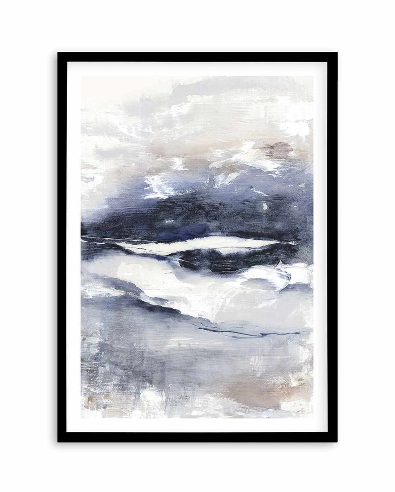 SALE 100x130 Midnight Lake No 1 Art Print | Black | Framed Acrylic Art