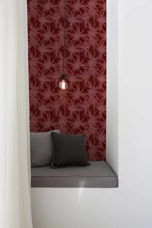 Mikas Deep Crimson Red Wallpaper