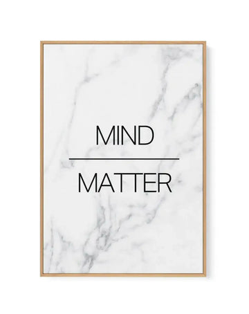 Mind Over Matter | Framed Canvas-CANVAS-You can shop wall art online with Olive et Oriel for everything from abstract art to fun kids wall art. Our beautiful modern art prints and canvas art are available from large canvas prints to wall art paintings and our proudly Australian artwork collection offers only the highest quality framed large wall art and canvas art Australia - You can buy fashion photography prints or Hampton print posters and paintings on canvas from Olive et Oriel and have them