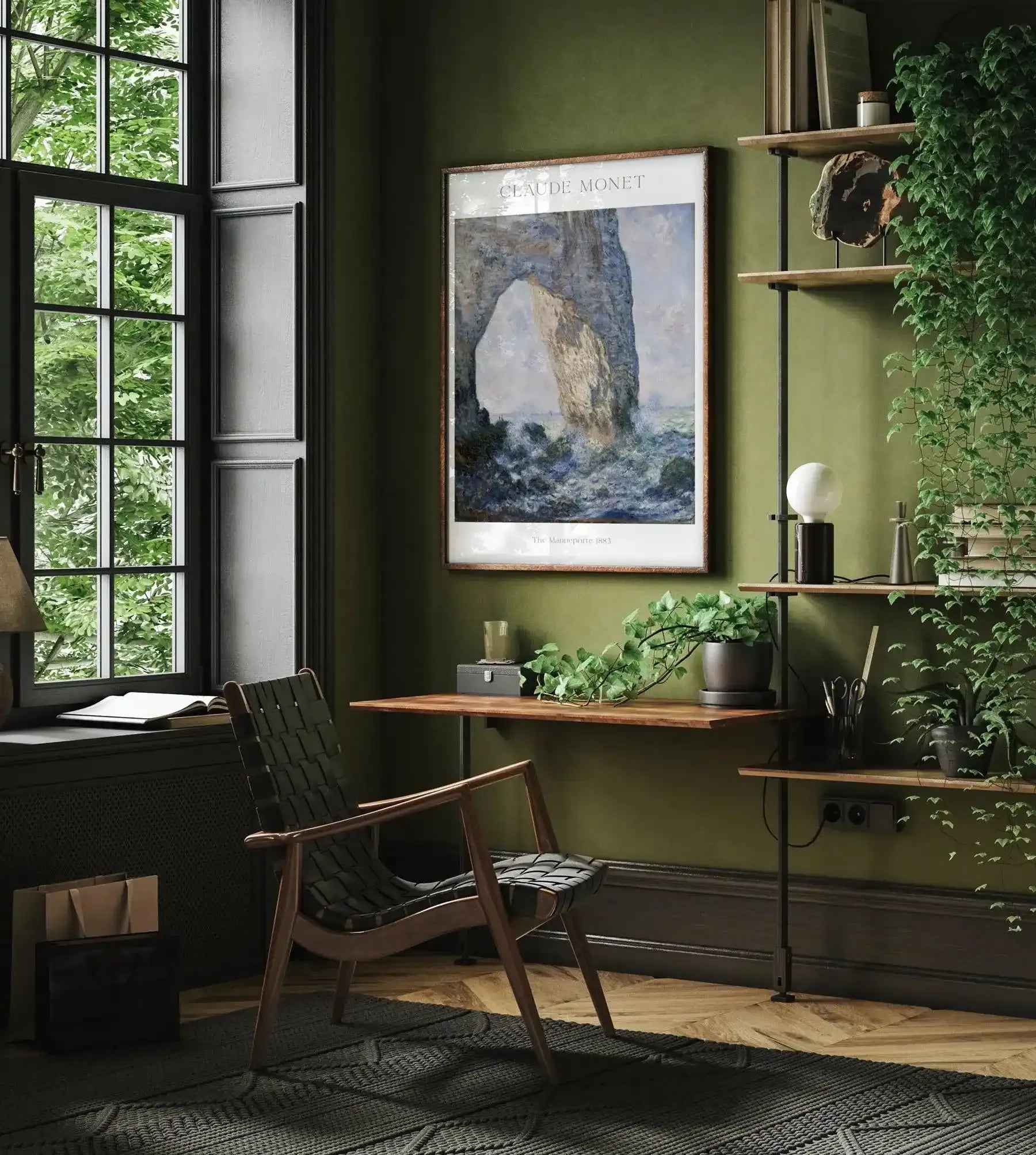 The Manneport 1883 by Claude Monet Art Print-PRINT-Olive et Oriel-Olive et Oriel-Buy-Australian-Art-Prints-Online-with-Olive-et-Oriel-Your-Artwork-Specialists-Austrailia-Decorate-With-Coastal-Photo-Wall-Art-Prints-From-Our-Beach-House-Artwork-Collection-Fine-Poster-and-Framed-Artwork