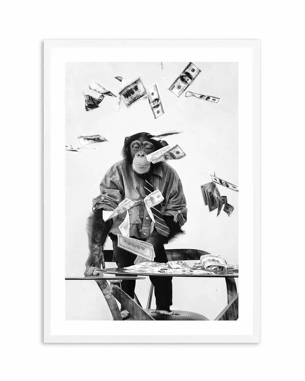 Monkey Business Art Print-PRINT-Olive et Oriel-Olive et Oriel-A5 | 5.8" x 8.3" | 14.8 x 21cm-White-With White Border-Buy-Australian-Art-Prints-Online-with-Olive-et-Oriel-Your-Artwork-Specialists-Austrailia-Decorate-With-Coastal-Photo-Wall-Art-Prints-From-Our-Beach-House-Artwork-Collection-Fine-Poster-and-Framed-Artwork