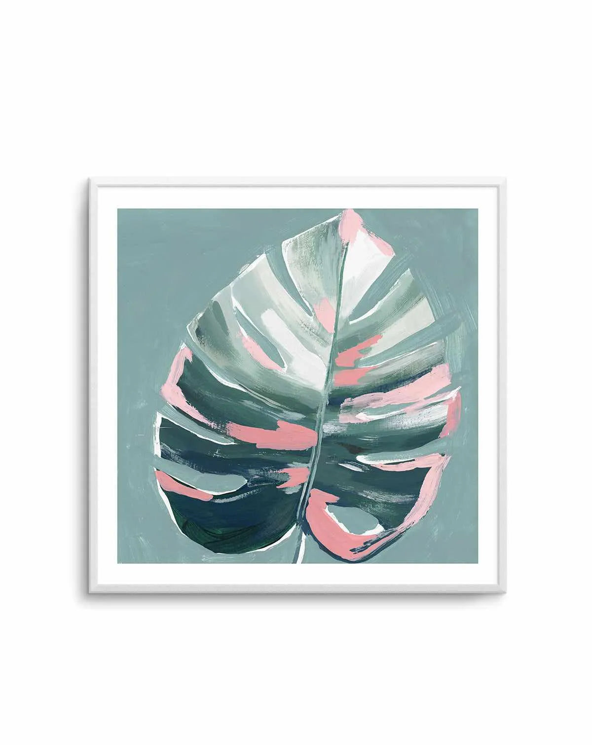 Monstera II Square Art Print from Olive et Oriel where you can shop wallpaper and artworks online