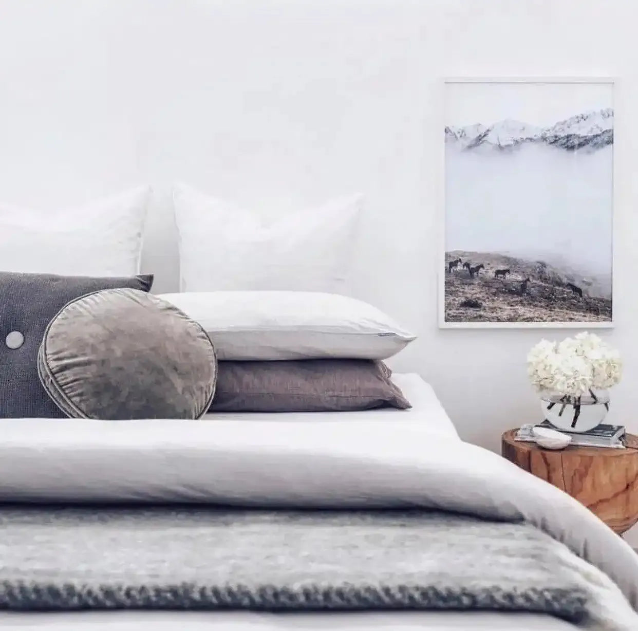 Mountain Horses | PT Art Print-PRINT-Olive et Oriel-Olive et Oriel-Buy-Australian-Art-Prints-Online-with-Olive-et-Oriel-Your-Artwork-Specialists-Austrailia-Decorate-With-Coastal-Photo-Wall-Art-Prints-From-Our-Beach-House-Artwork-Collection-Fine-Poster-and-Framed-Artwork