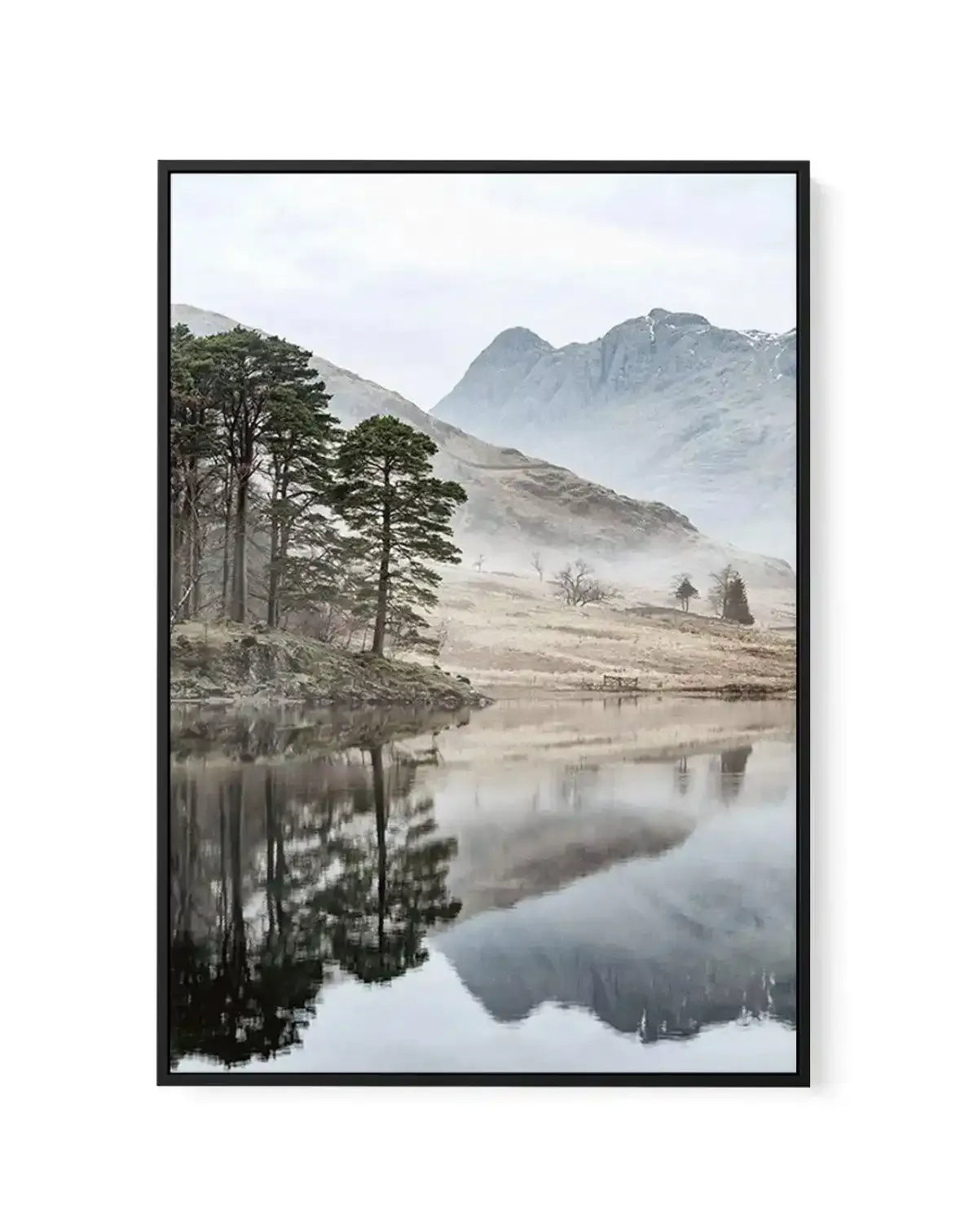 Mountain Reflections | Framed Canvas-CANVAS-You can shop wall art online with Olive et Oriel for everything from abstract art to fun kids wall art. Our beautiful modern art prints and canvas art are available from large canvas prints to wall art paintings and our proudly Australian artwork collection offers only the highest quality framed large wall art and canvas art Australia - You can buy fashion photography prints or Hampton print posters and paintings on canvas from Olive et Oriel and have 