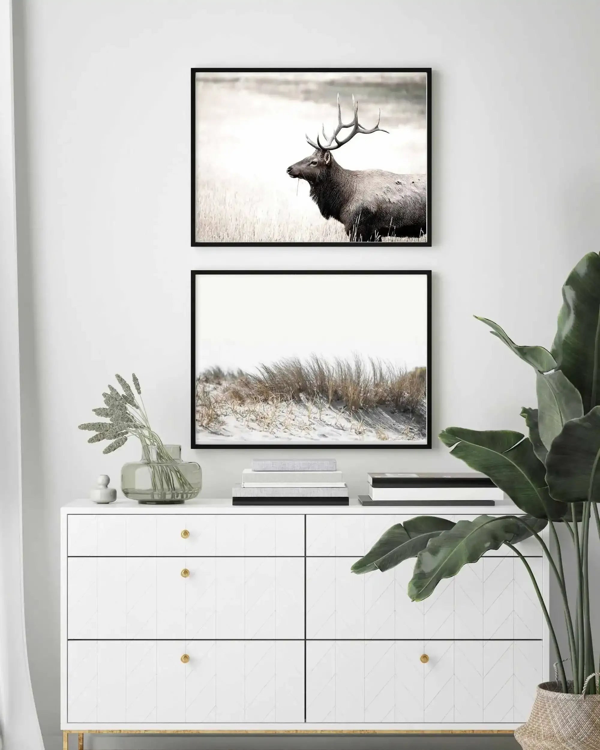 Mountain Stag | LS Art Print-PRINT-Olive et Oriel-Olive et Oriel-Buy-Australian-Art-Prints-Online-with-Olive-et-Oriel-Your-Artwork-Specialists-Austrailia-Decorate-With-Coastal-Photo-Wall-Art-Prints-From-Our-Beach-House-Artwork-Collection-Fine-Poster-and-Framed-Artwork