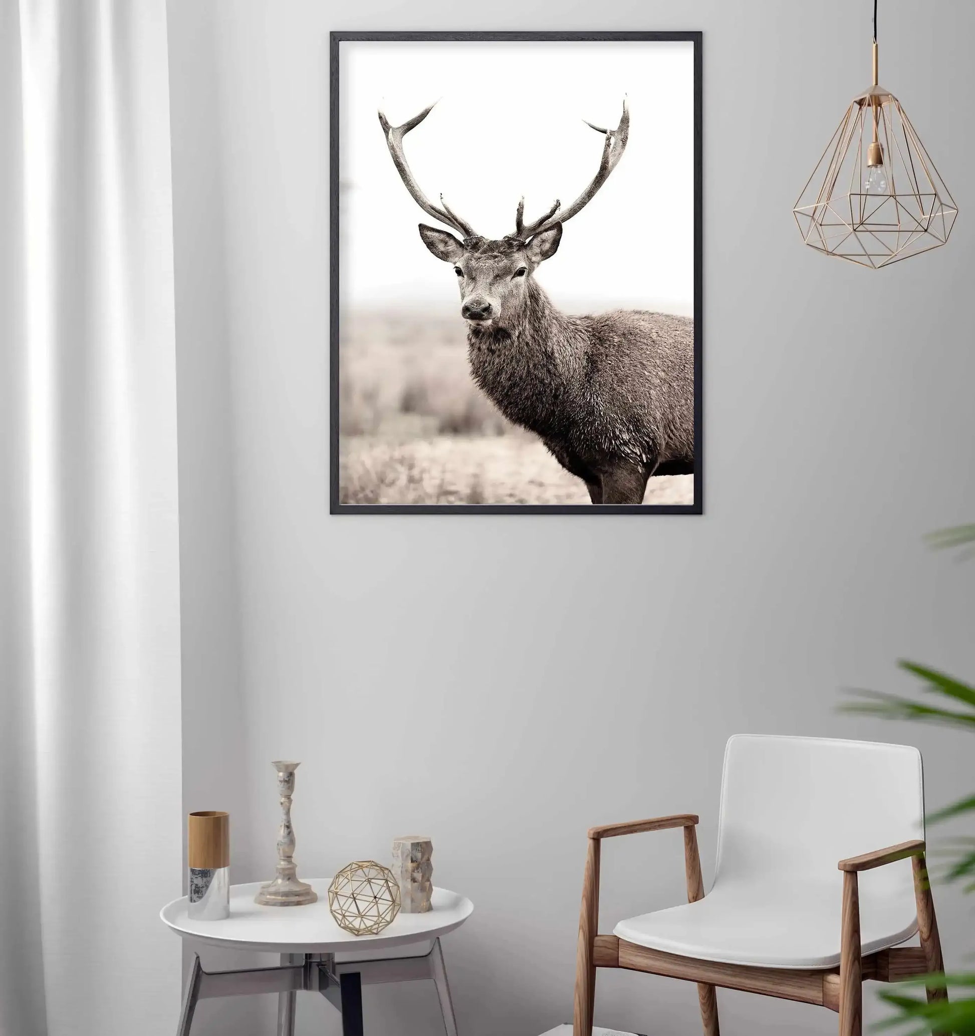 Mountain Stag | PT Art Print-PRINT-Olive et Oriel-Olive et Oriel-Buy-Australian-Art-Prints-Online-with-Olive-et-Oriel-Your-Artwork-Specialists-Austrailia-Decorate-With-Coastal-Photo-Wall-Art-Prints-From-Our-Beach-House-Artwork-Collection-Fine-Poster-and-Framed-Artwork