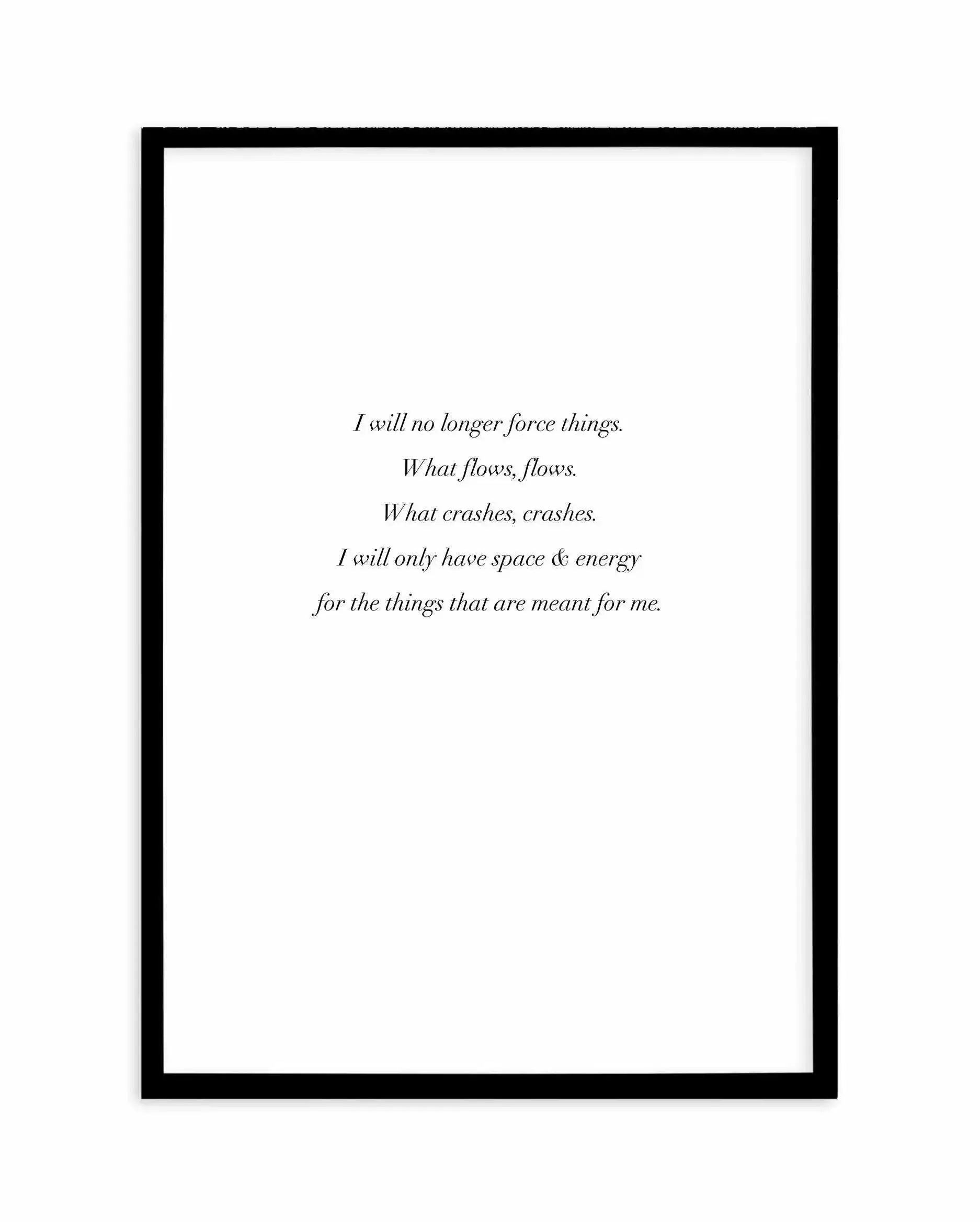 My Space & Energy Art Print-PRINT-Olive et Oriel-Olive et Oriel-A4 | 8.3" x 11.7" | 21 x 29.7cm-Black-With White Border-Buy-Australian-Art-Prints-Online-with-Olive-et-Oriel-Your-Artwork-Specialists-Austrailia-Decorate-With-Coastal-Photo-Wall-Art-Prints-From-Our-Beach-House-Artwork-Collection-Fine-Poster-and-Framed-Artwork