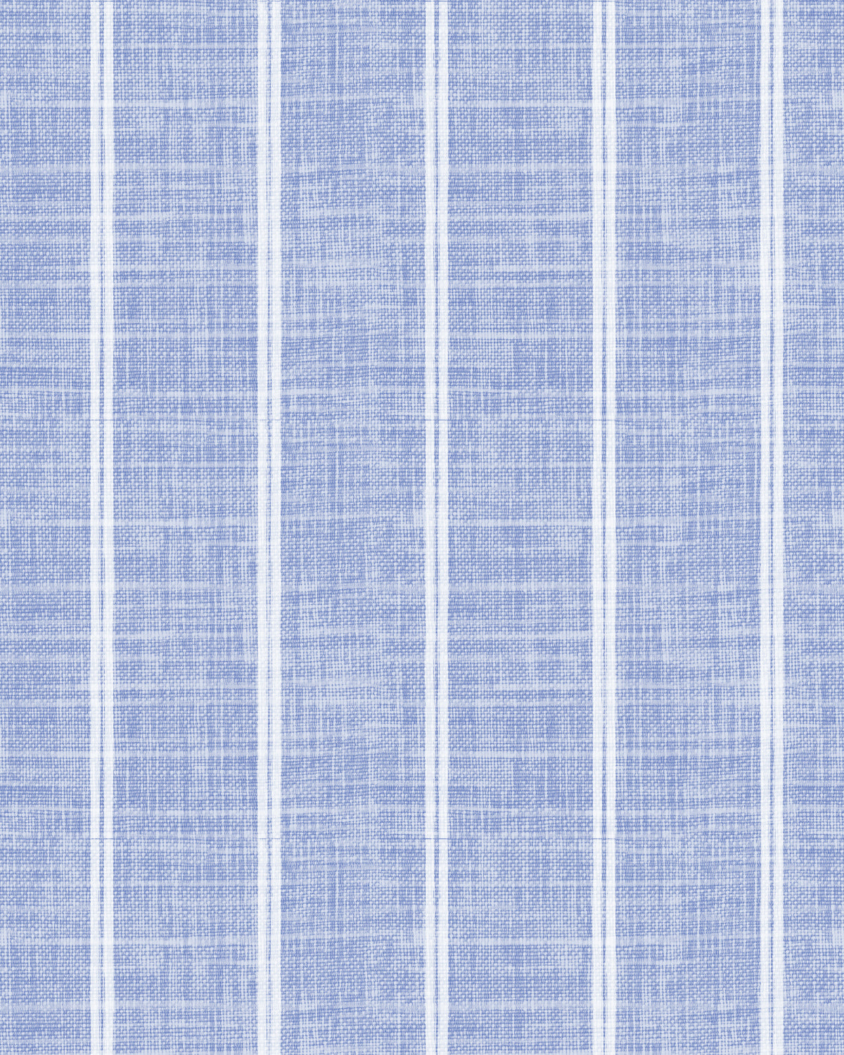 Linen Double Stripe in Sky Blue | Linen Texture Wallpaper