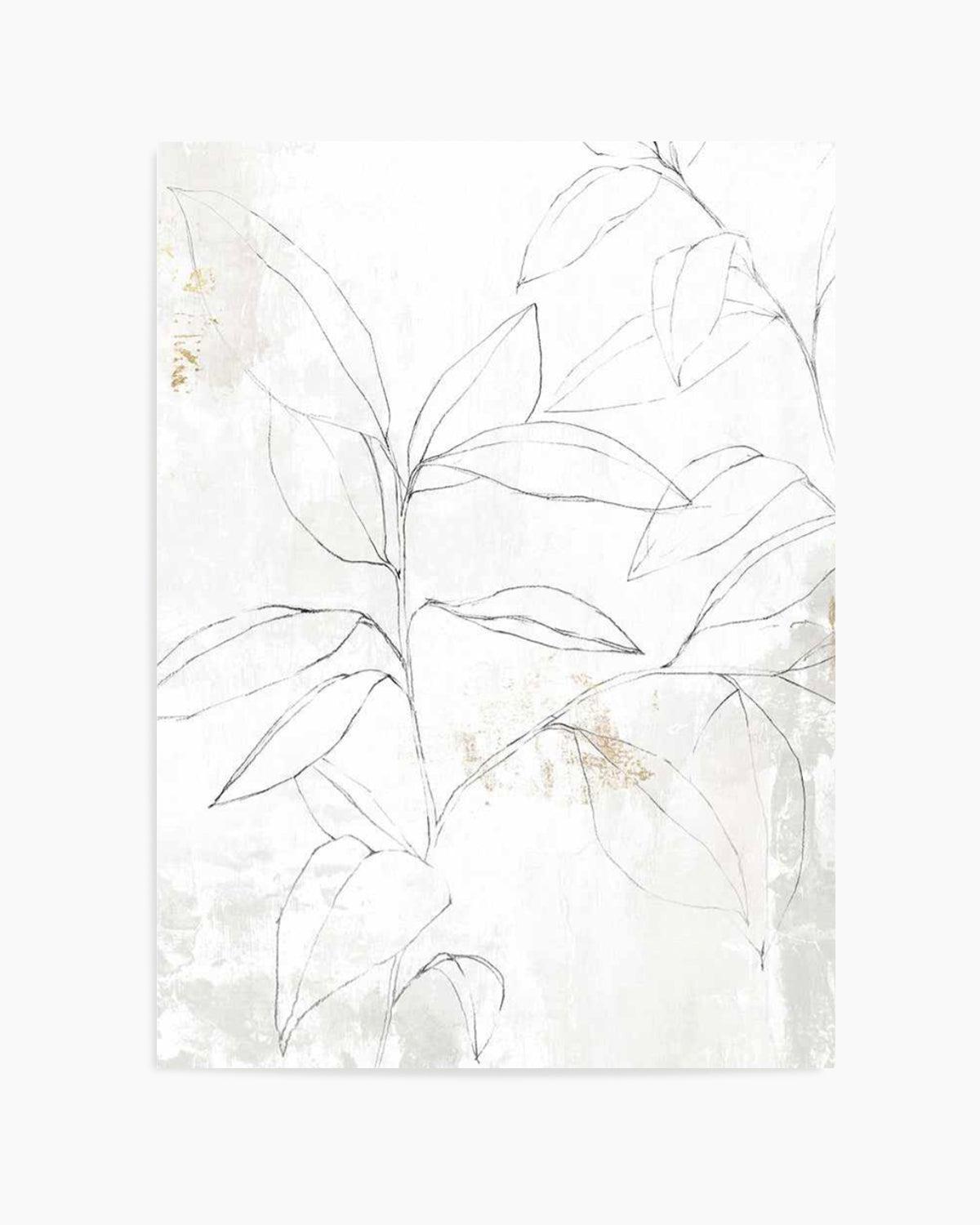 Neutral Botanic I Art Print