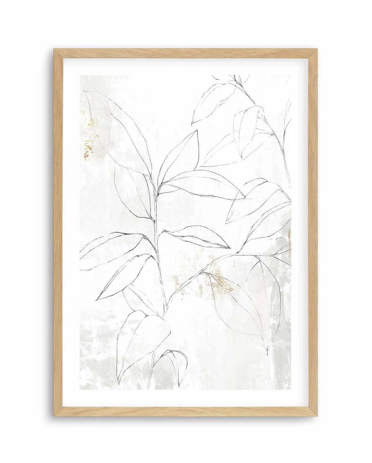 Neutral Botanic I Art Print from Olive et Oriel where you can shop wallpaper and artworks online