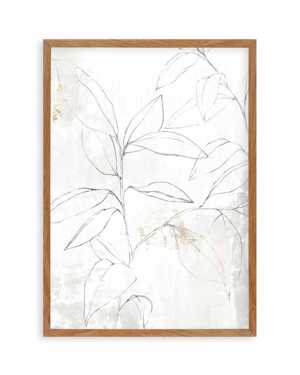 Neutral Botanic I Art Print