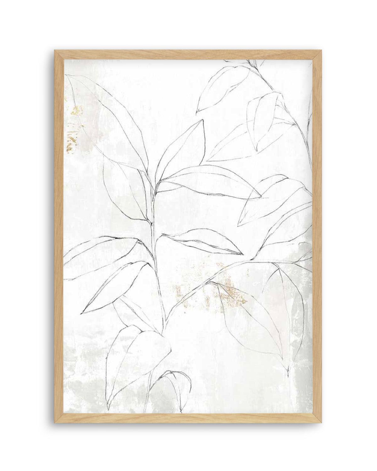 Neutral Botanic I Art Print