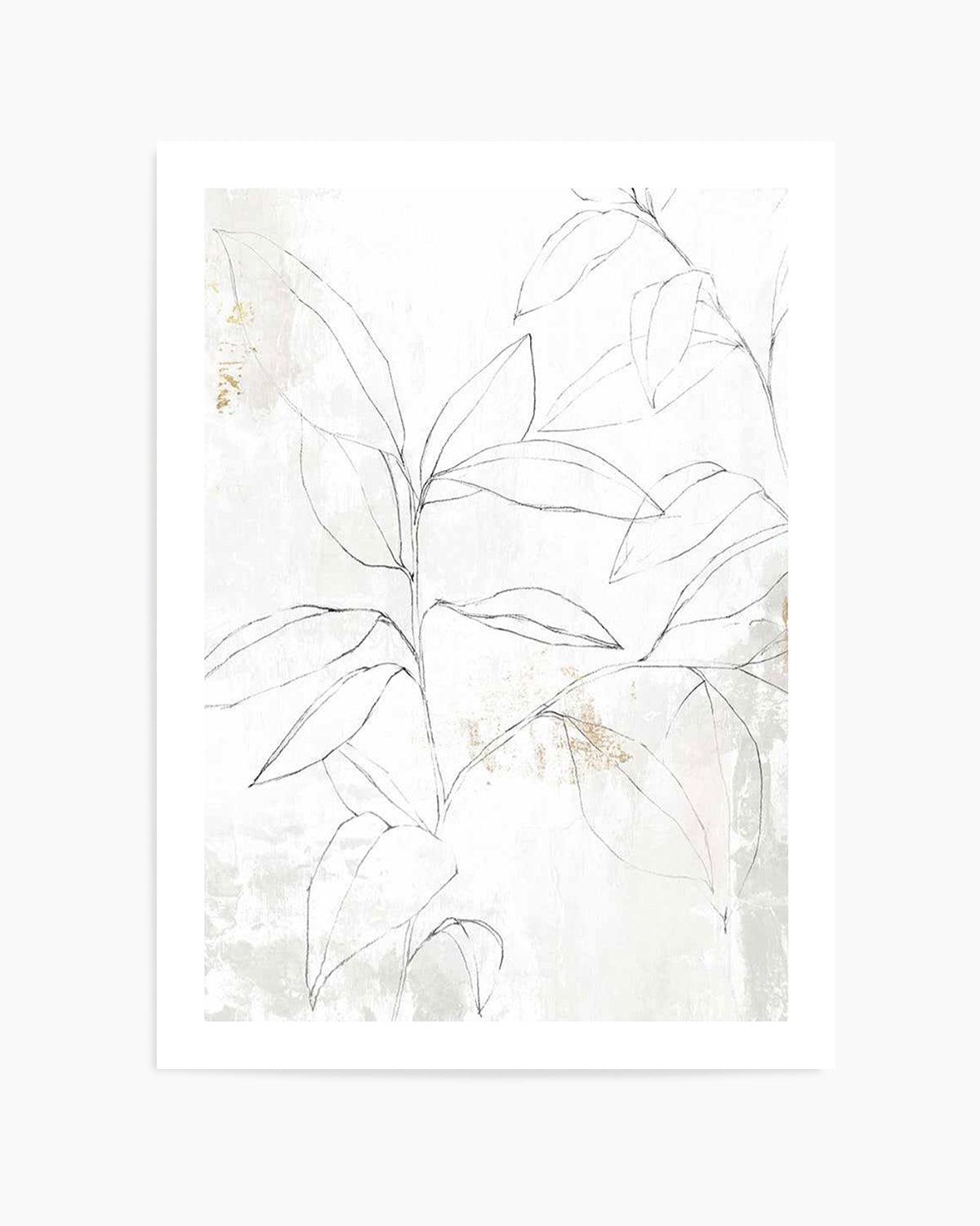 Neutral Botanic I Art Print