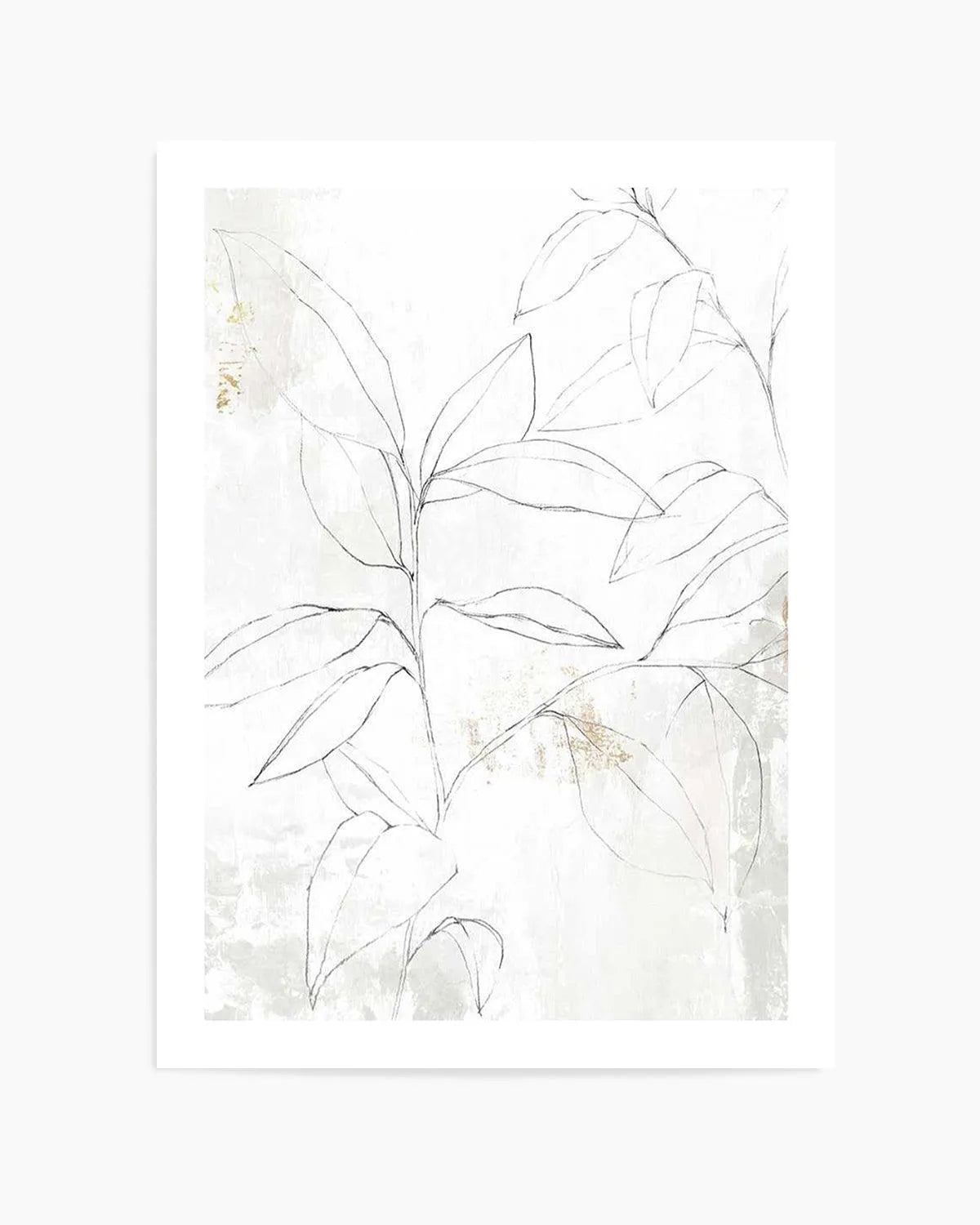 Neutral Botanic I Art Print from Olive et Oriel where you can shop wallpaper and artworks online
