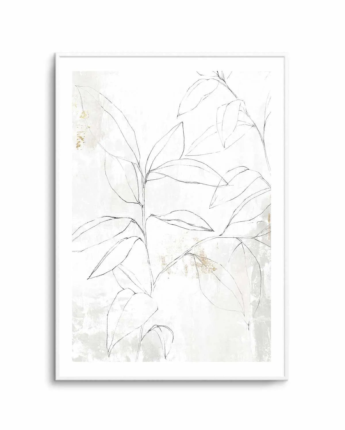 Neutral Botanic I Art Print from Olive et Oriel where you can shop wallpaper and artworks online