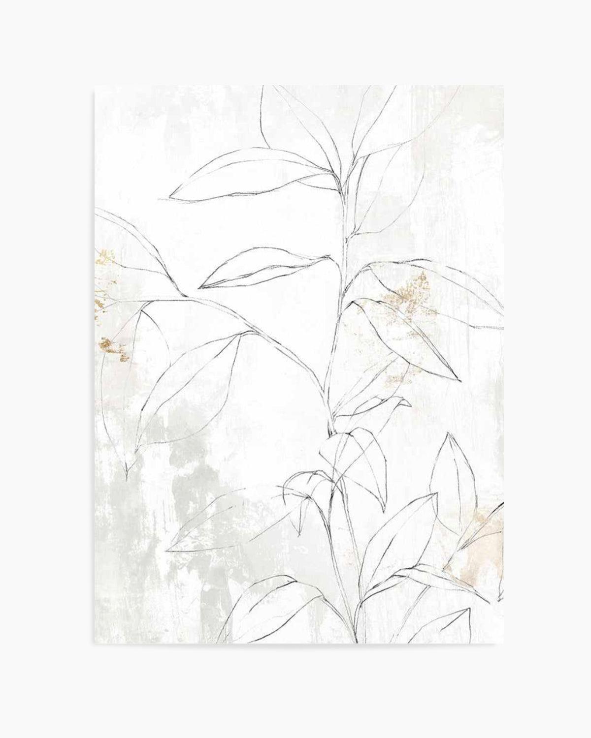 Neutral Botanic II Art Print