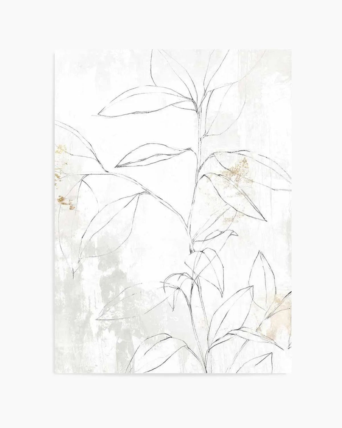 Neutral Botanic II Art Print from Olive et Oriel where you can shop wallpaper and artworks online