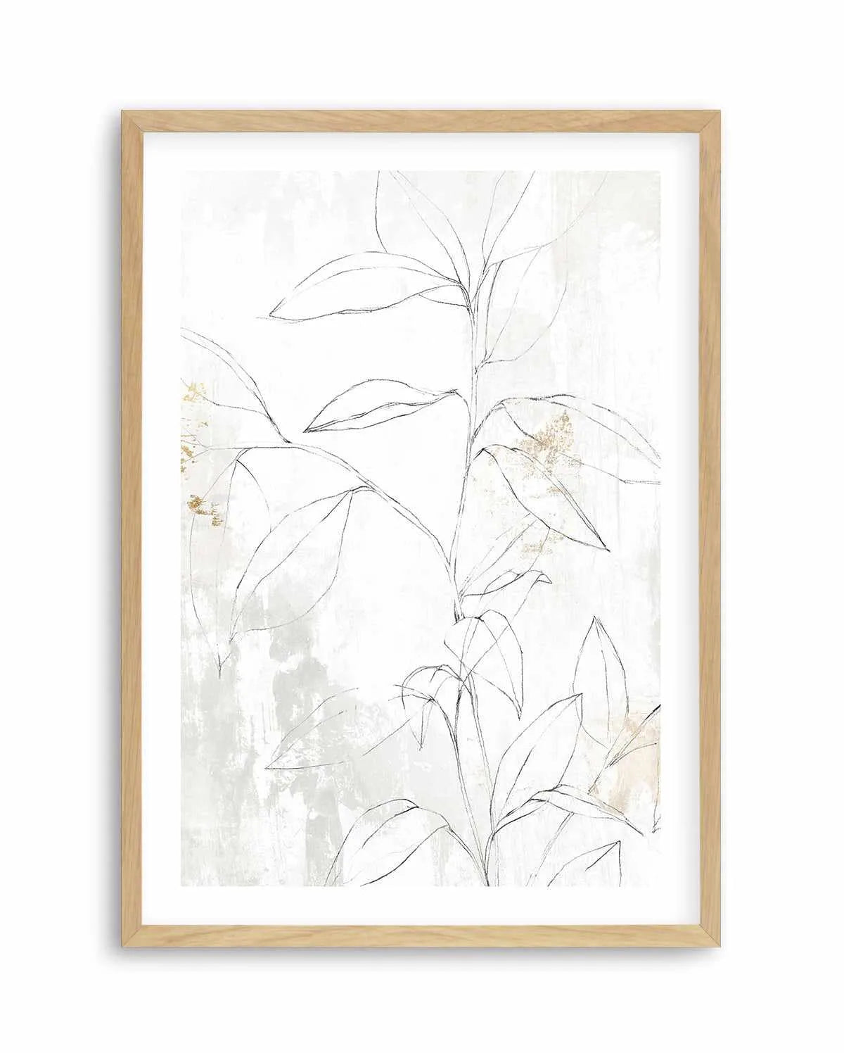 Neutral Botanic II Art Print from Olive et Oriel where you can shop wallpaper and artworks online