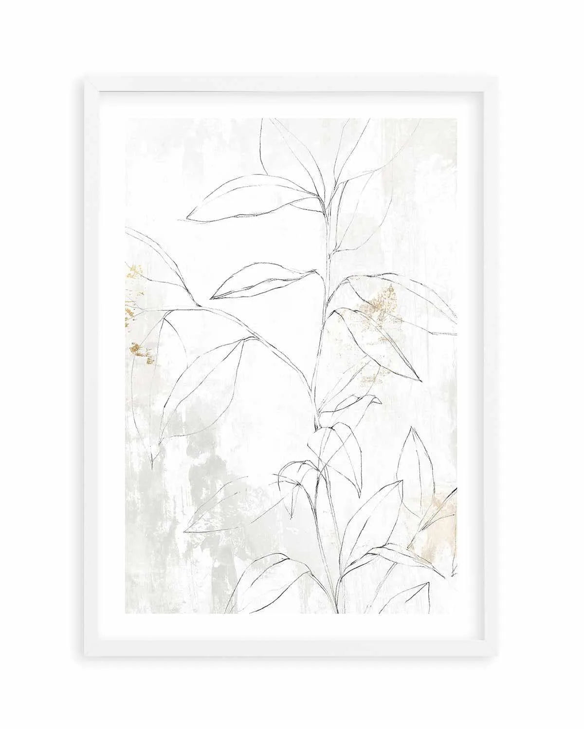 Neutral Botanic II Art Print from Olive et Oriel where you can shop wallpaper and artworks online