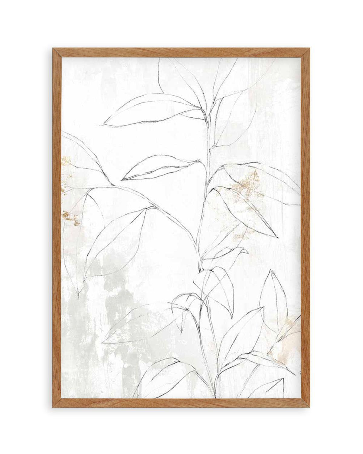 Neutral Botanic II Art Print