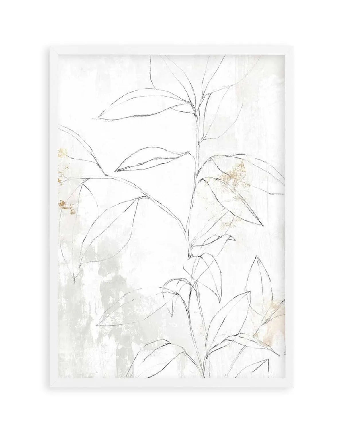 Neutral Botanic II Art Print from Olive et Oriel where you can shop wallpaper and artworks online