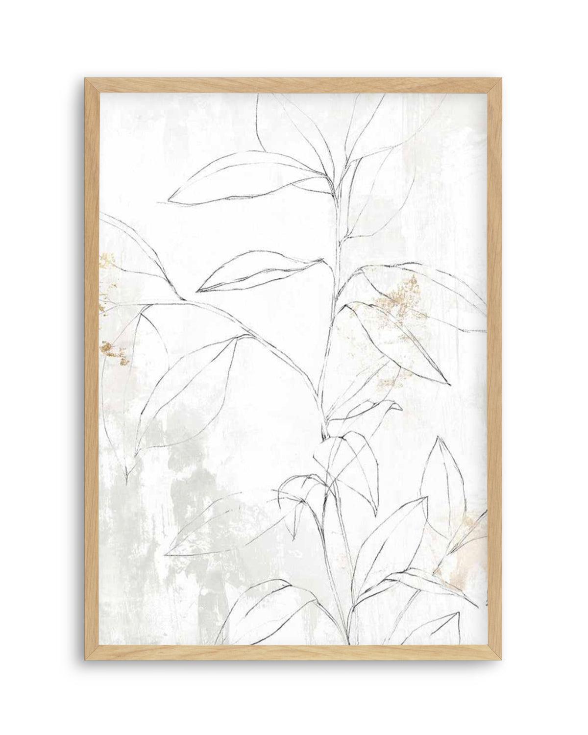 Neutral Botanic II Art Print