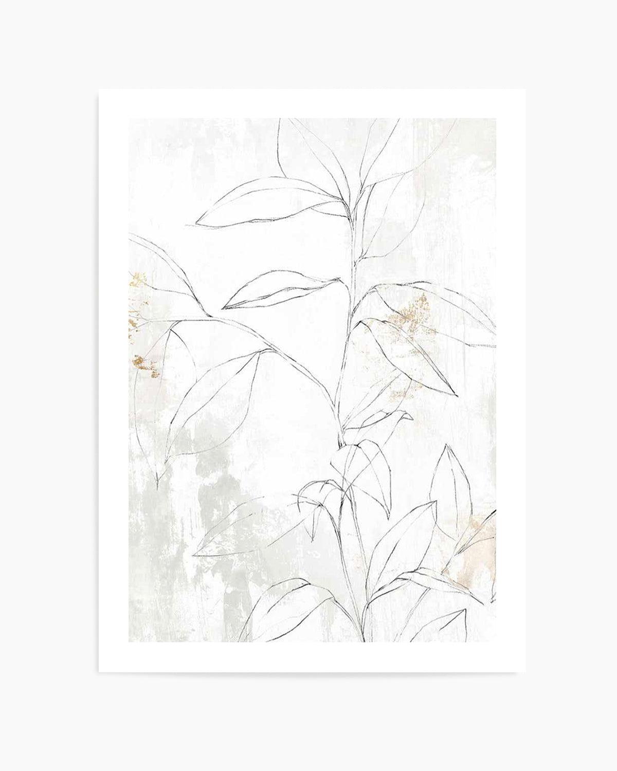 Neutral Botanic II Art Print