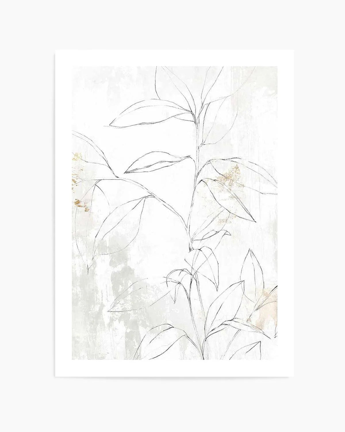 Neutral Botanic II Art Print from Olive et Oriel where you can shop wallpaper and artworks online