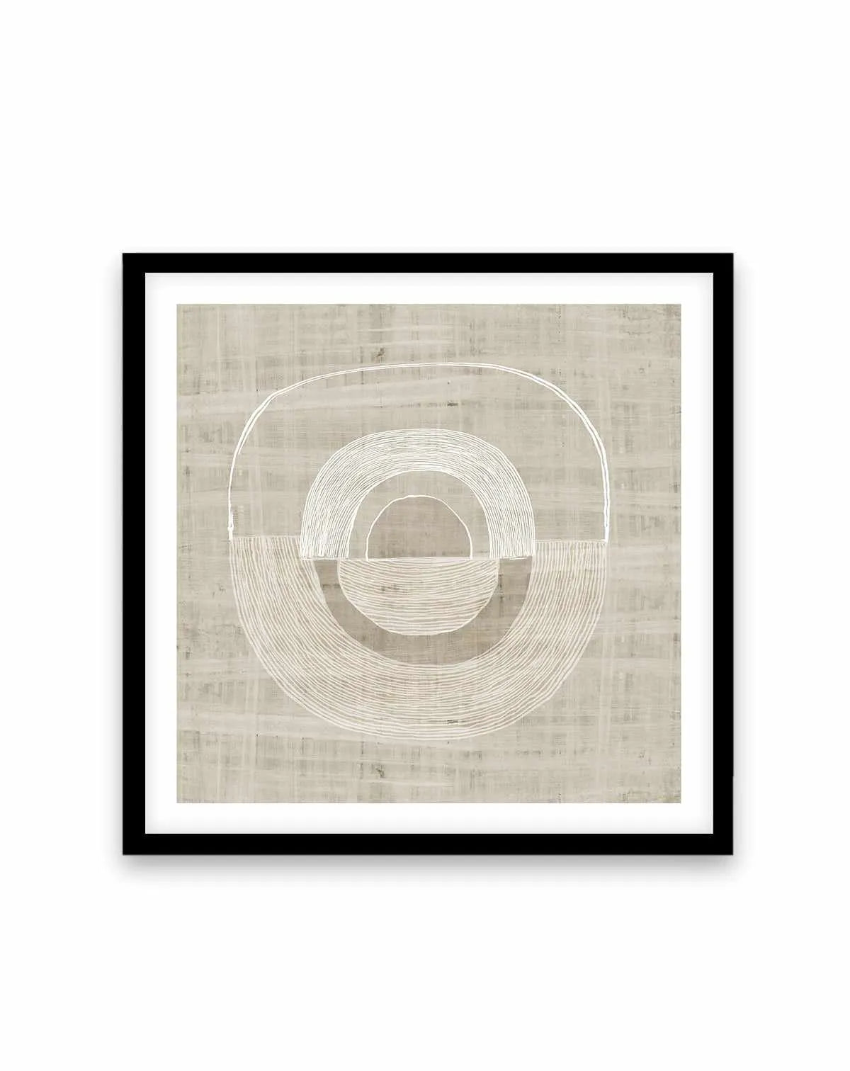 Neutral Lines I Square Art Print from Olive et Oriel where you can shop wallpaper and artworks online