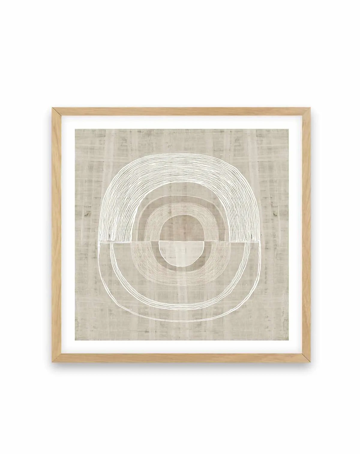 Neutral Lines II Square Art Print from Olive et Oriel where you can shop wallpaper and artworks online