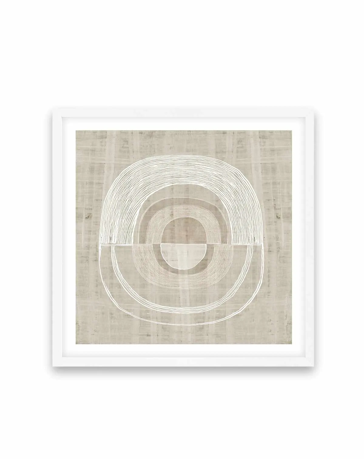 Neutral Lines II Square Art Print from Olive et Oriel where you can shop wallpaper and artworks online