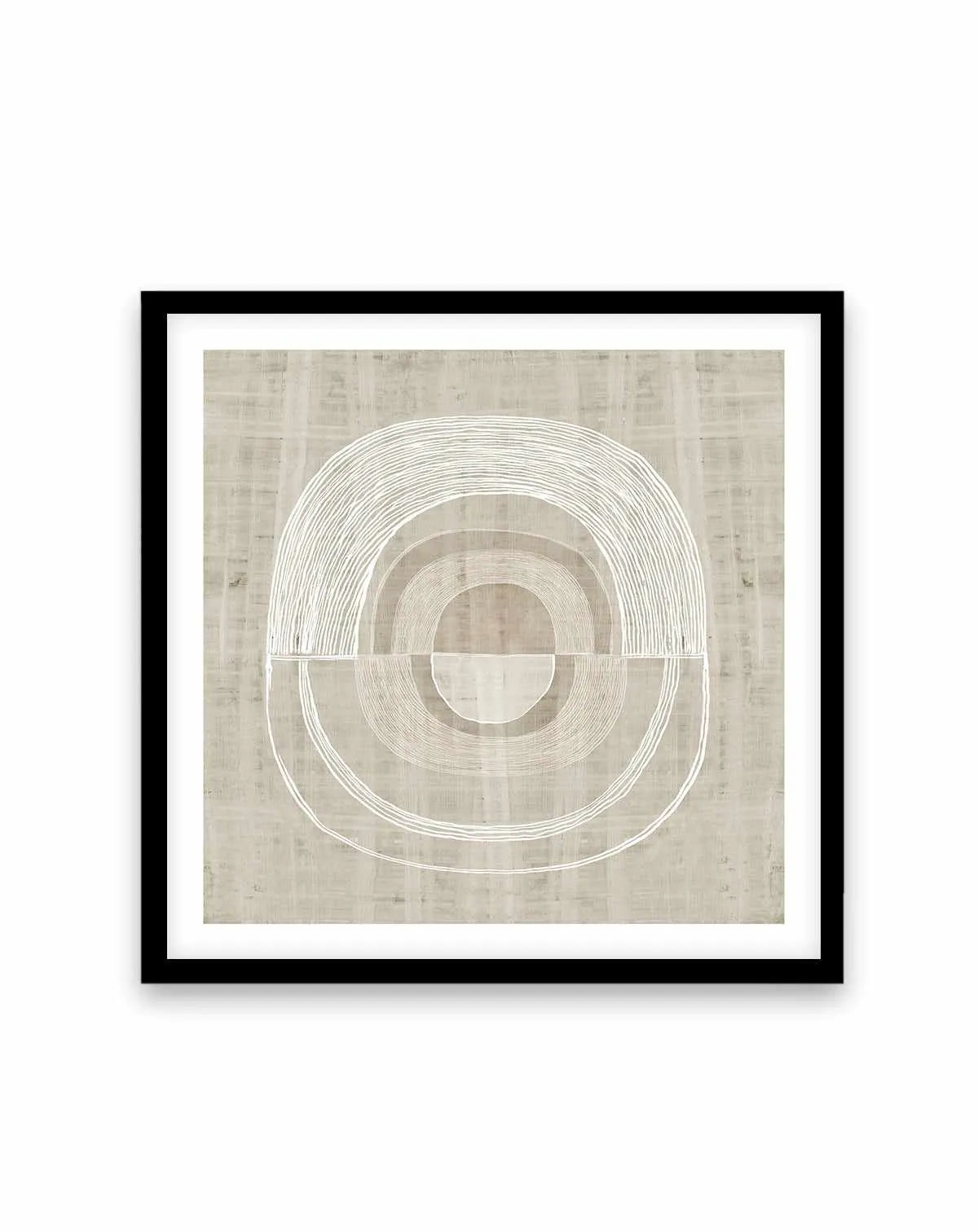 Neutral Lines II Square Art Print from Olive et Oriel where you can shop wallpaper and artworks online