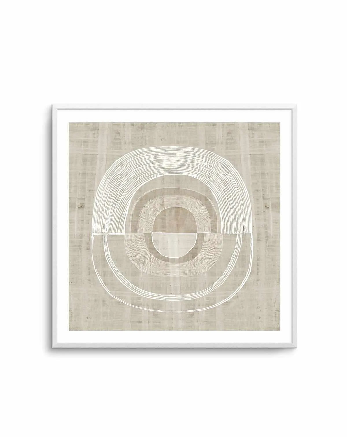 Neutral Lines II Square Art Print from Olive et Oriel where you can shop wallpaper and artworks online