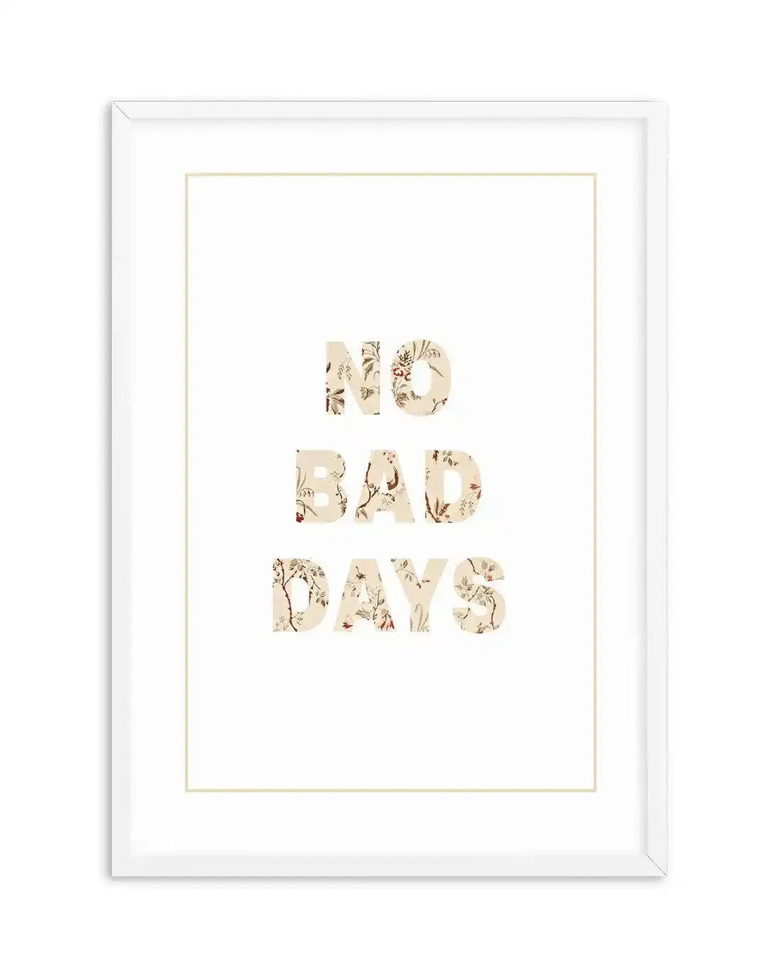 No Bad Days | Nude Art Print-PRINT-Olive et Oriel-Olive et Oriel-A5 | 5.8" x 8.3" | 14.8 x 21cm-White-With White Border-Buy-Australian-Art-Prints-Online-with-Olive-et-Oriel-Your-Artwork-Specialists-Austrailia-Decorate-With-Coastal-Photo-Wall-Art-Prints-From-Our-Beach-House-Artwork-Collection-Fine-Poster-and-Framed-Artwork