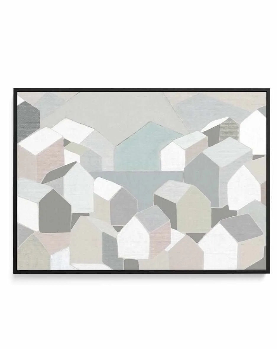 No Ones Home | Framed Canvas Art Print from Olive et Oriel where you can shop wallpaper and artworks online
