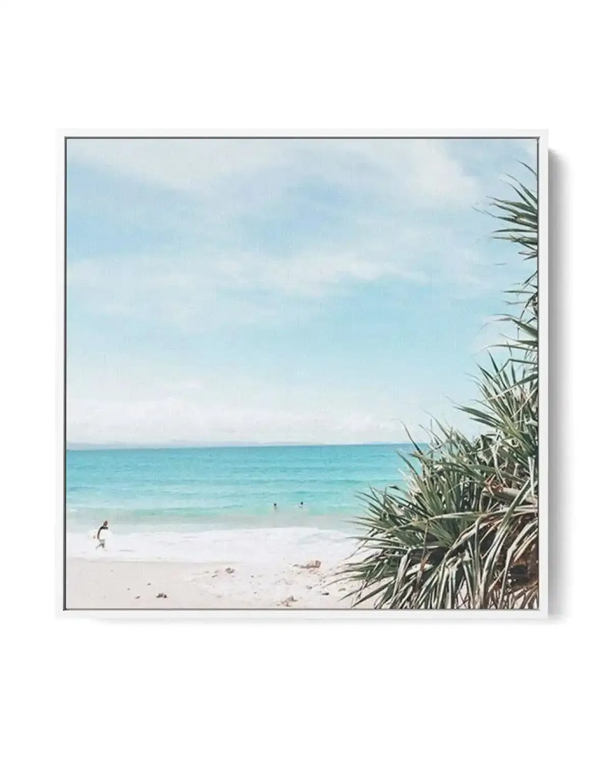 No Surf Wategos SQ | Framed Canvas-CANVAS-You can shop wall art online with Olive et Oriel for everything from abstract art to fun kids wall art. Our beautiful modern art prints and canvas art are available from large canvas prints to wall art paintings and our proudly Australian artwork collection offers only the highest quality framed large wall art and canvas art Australia - You can buy fashion photography prints or Hampton print posters and paintings on canvas from Olive et Oriel and have th