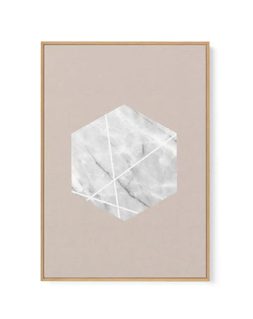 Nude Marble Hex | Framed Canvas-CANVAS-You can shop wall art online with Olive et Oriel for everything from abstract art to fun kids wall art. Our beautiful modern art prints and canvas art are available from large canvas prints to wall art paintings and our proudly Australian artwork collection offers only the highest quality framed large wall art and canvas art Australia - You can buy fashion photography prints or Hampton print posters and paintings on canvas from Olive et Oriel and have them 