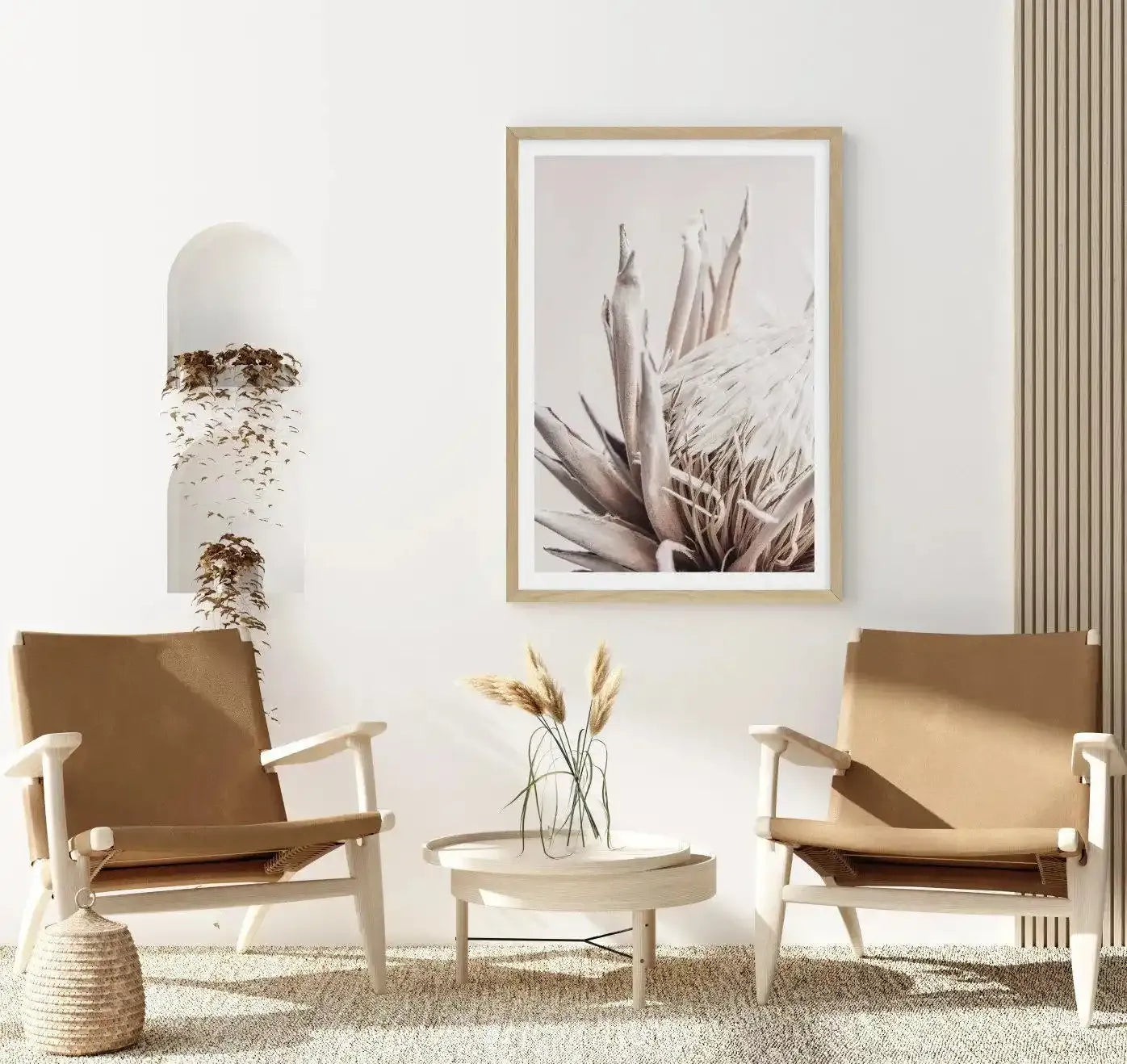 Nude Protea | PT Art Print-PRINT-Olive et Oriel-Olive et Oriel-Buy-Australian-Art-Prints-Online-with-Olive-et-Oriel-Your-Artwork-Specialists-Austrailia-Decorate-With-Coastal-Photo-Wall-Art-Prints-From-Our-Beach-House-Artwork-Collection-Fine-Poster-and-Framed-Artwork