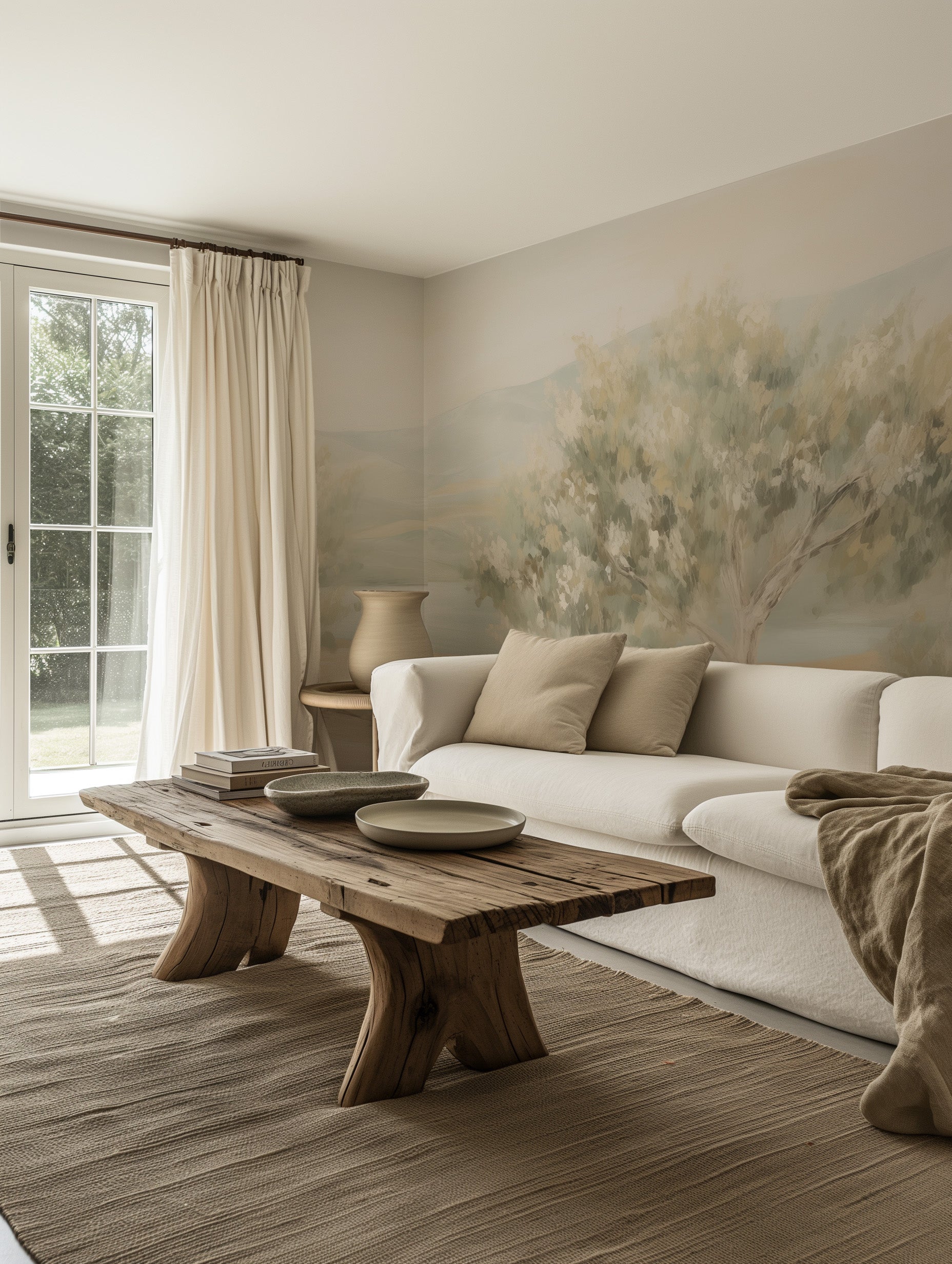 Oak Tree Vista Wallpaper Mural