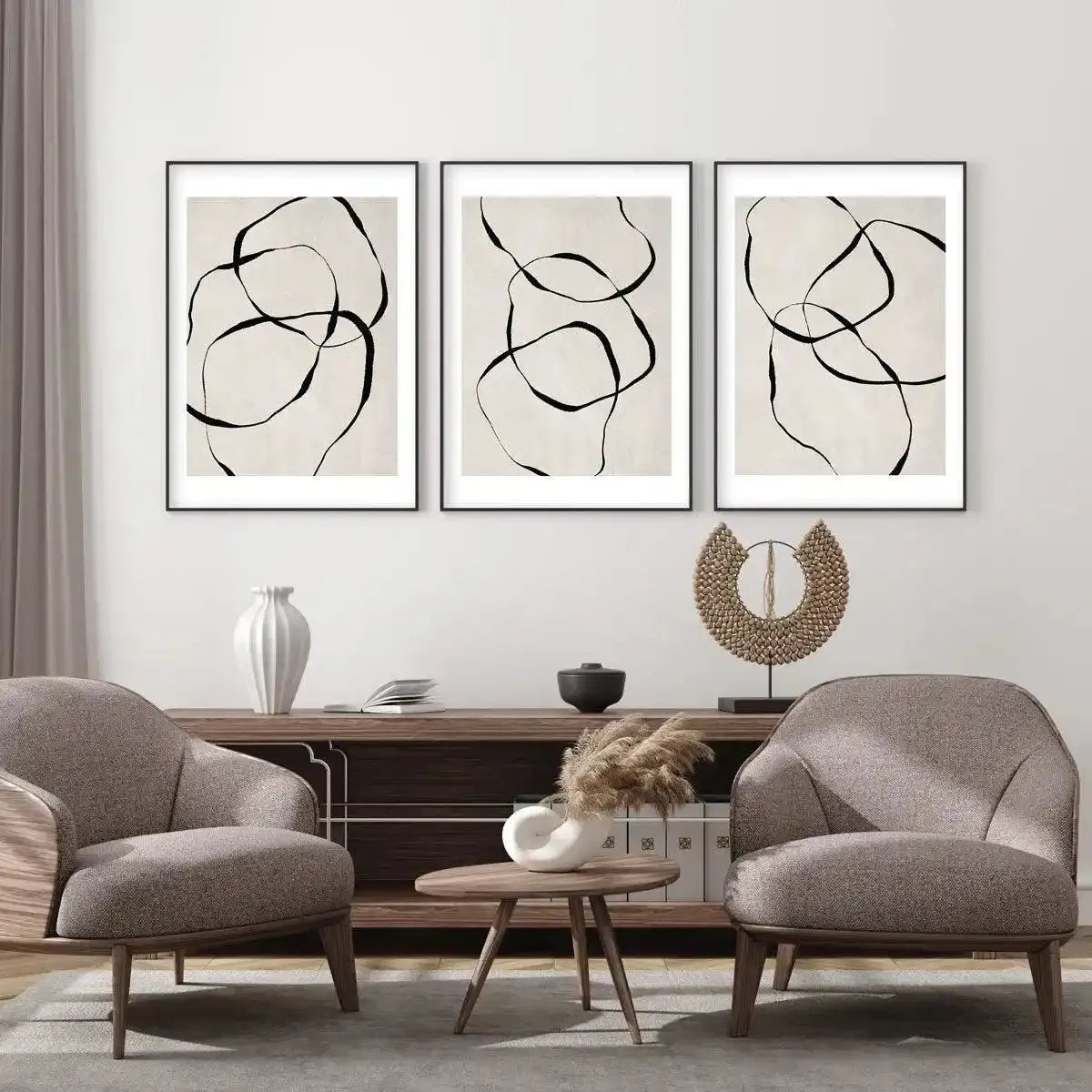 Objects Line Art III Art Print-PRINT-Olive et Oriel-Olive et Oriel-Buy-Australian-Art-Prints-Online-with-Olive-et-Oriel-Your-Artwork-Specialists-Austrailia-Decorate-With-Coastal-Photo-Wall-Art-Prints-From-Our-Beach-House-Artwork-Collection-Fine-Poster-and-Framed-Artwork